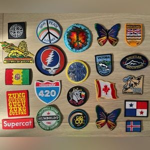 Lot of Patches (22 pieces) Funky Iron-on